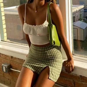 Princess Polly Miss Sally Green Skirt